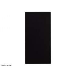 Enjoliveur interrupteur Hager Gallery 1 module - Noir - HAGWXD010N