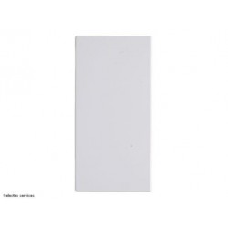 Enjoliveur interrupteur Hager Gallery 1 module - Blanc - HAGWXD010B