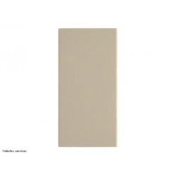 Enjoliveur interrupteur Hager Gallery 1 module - Dune - HAGWXD010D