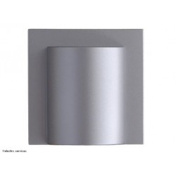 Enjoliveur sortie de câble Hager Gallery - Titane - HAGWXD155T