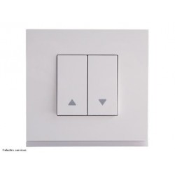 Interrupteur pour volet roulant Gallery Complet Blanc