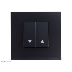 Interrupteur pour volet roulant Gallery Complet Noir