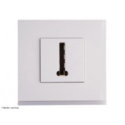 Prise téléphone Gallery Complet Blanc