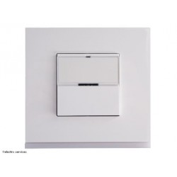 Interrupteur avec porte-étiquette Gallery Complet Blanc