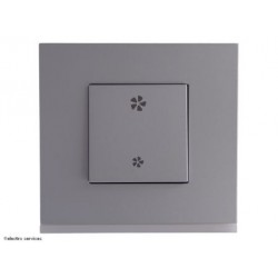 Interrupteur ou Va-et-vient VMC Gallery Complet Titane