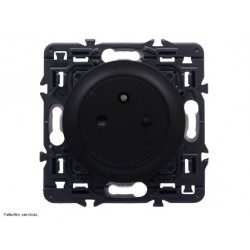Prise de courant 2P+T Surface Céliane Legrand Nouvelle Gamme 2024 - Noir - LEGCZ0111