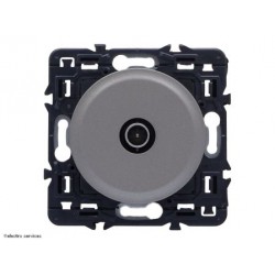 Prise TV simple mâle Céliane  Legrand Nouvelle gamme 2024 - Titanium  - LEGCY0382