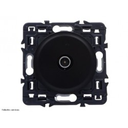 Prise TV simple mâle Céliane  Legrand Nouvelle gamme 2024 - Noir - LEGCZ0382