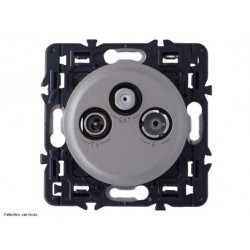 Prise TV-R-SAT DAB+ Céliane  Legrand Nouvelle gamme 2024 - Titanium  - LEGCY0388