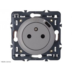 Prise Surface avec prise USB Type-C Céliane Legrand Nouvelle Gamme 2024 - Titanium  - LEGCT0140