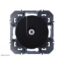 Prise TV type F à visser Dooxie - Noir - LEG600550