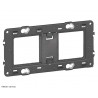 Support à visser Legrand 080252 2 postes 4 à 5 modules compatible Céliane Mosaic Soliroc