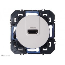 Prise HDMI 2.0 Type A Préconnectorisée Dooxie - Blanc - LEG600385