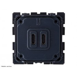 Prise 2USB Type-C 30W Power Delivery Céliane Legrand