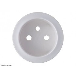 Enjoliveur prise 2P+T à Puit Céliane Legrand - Blanc - LEGCB0116