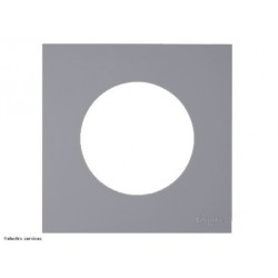 Plaque Odace Schneider 1 poste - Gris galet - SCHS901702