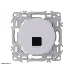 Prise RJ45 - Cat6 UTP grade 1 à 2 Schneider Odace - Blanc craie - SCHS920475