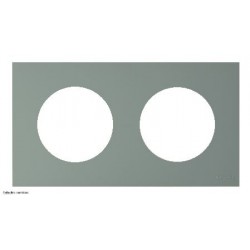 Plaque Odace Schneider 2 postes - Vert jade - SCHS903704