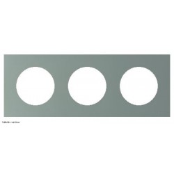 Plaque Odace Schneider 3 postes - Vert jade - SCHS903706