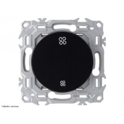 Interrupteur ou poussoir VMC Schneider Odace - Noir onyx - SCHS940233