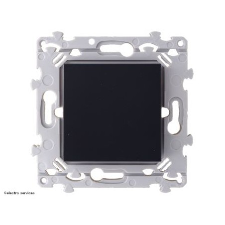 Interrupteur Hager Essensya WE001A va-et-vient anthracite