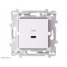 Chargeur USB‑C 65W Hager Essensya – recharge rapide encastrée WE115 blanc