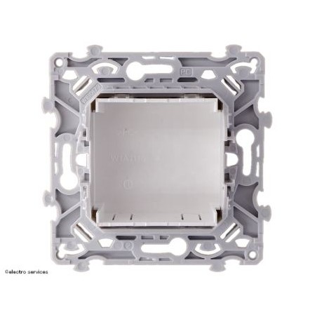 Obturateur Hager Essensya WE157 blanc pur brillant face arrière