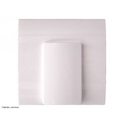 Sortie de câble Hager Essensya WE155 monobloc blanc