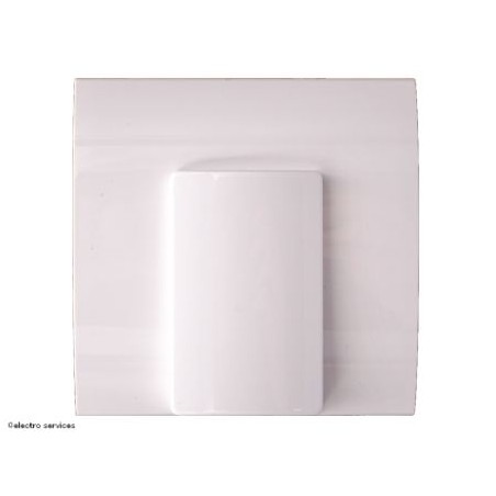 Sortie de câble Hager Essensya WE155 monobloc blanc