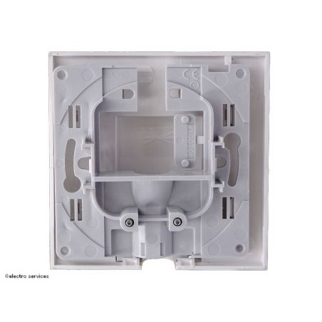Sortie de câble Hager Essensya WE155 monobloc face arrière
