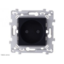 Prise de Courant 2P Hager Essensya WE102A anthracite