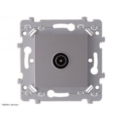 Prise TV directe Hager Essensya WE250T titane