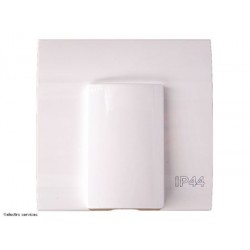 Sortie de câble étanche WE154 Hager Essensya IP44 blanc