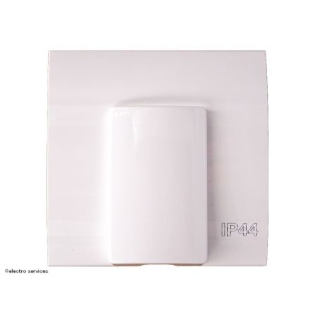 Sortie de câble étanche WE154 Hager Essensya IP44 blanc