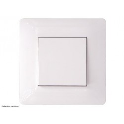 Interrupteur ou Va-Et-Vient complet Hager Essensya Blanc