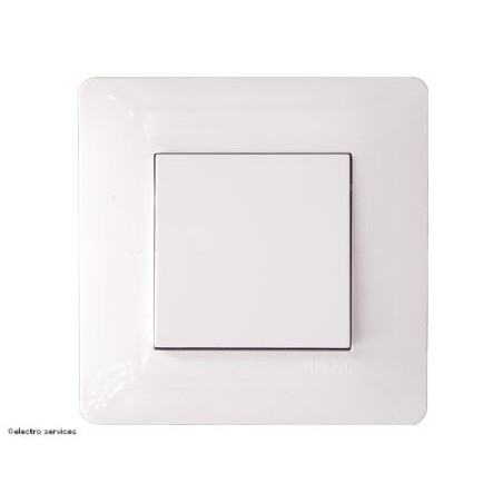 Poussoir complet Hager Essensya Blanc