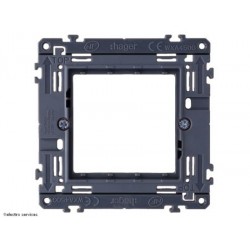 Support fixation à griffes 2 modules Hager Gallery WXA450G – installation simple