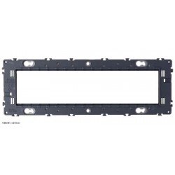 Support Gallery 8 modules WXA458 Hager – entraxe 71 mm pour mécanismes modulaires