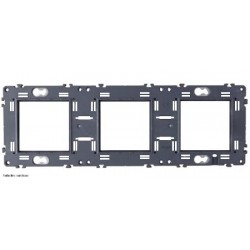 Support Gallery triple horizontal et vertical Hager WXA465 – 3 modules