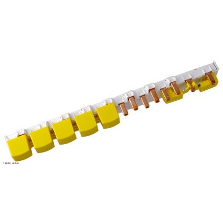 Peigne 1P+N 63A 10 modules Schneider Resi9 R9PXH210 cache dents