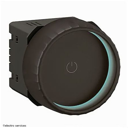 Enjoliveur variateur filaire type rotatif Céliane Legrand CN0408 noir