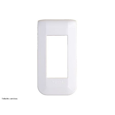 078801L Plaque de finition Mosaic 1 module Blanc brillant Legrand
