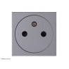 079342 Prise de courant 2P+T Surface Mosaic Legrand Aluminium