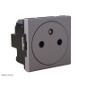 079342 Prise de courant 2P+T Surface Mosaic Legrand Aluminium