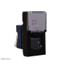 079162L Prise RJ45 Catégorie 6 FTP Mosaic Legrand 1 module Noir