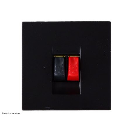 079551L Prise haut-parleur 2 modules Mosaic Legrand Noir