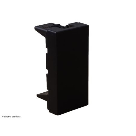 079370L Obturateur 1 module Mosaic Legrand Noir