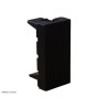 079370L Obturateur 1 module Mosaic Legrand Noir