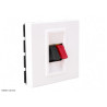 078751 Prise haut-parleur 2 modules Mosaic Legrand Blanc