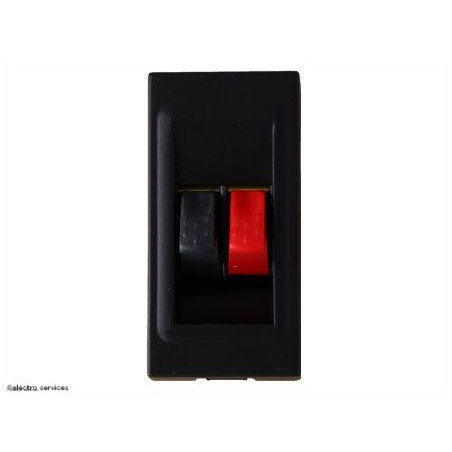 079550L Prise haut-parleur 1 module Mosaic Legrand Noir